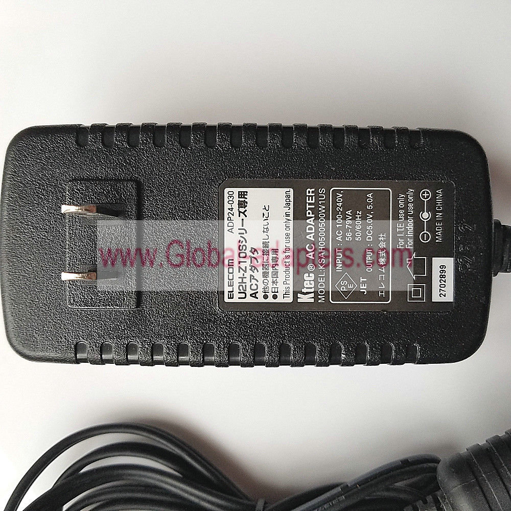 Genuine NEW KTEC AC Adapter Charger 25W 5V 5A KSAH0500500W1US DC 5.5mm*2.1mm - Click Image to Close